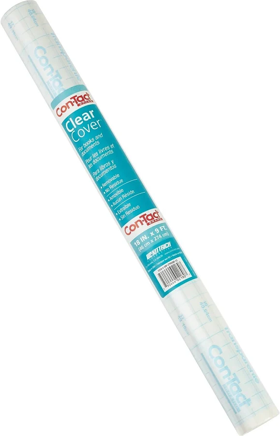 Con-tact Brand Clear Cover Self-Adhesive Laminating Film Roll kit21798