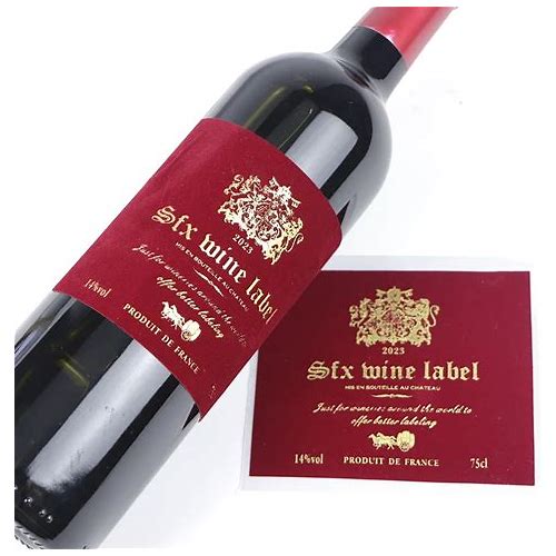 Advanced Red Wine Labels Self A…