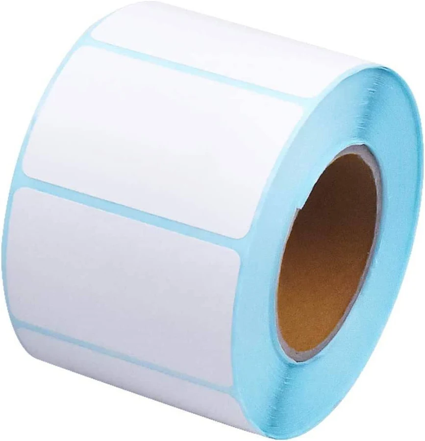 800 Pcs Self Adhesive Label Sticker, Blank White Rectangle Address