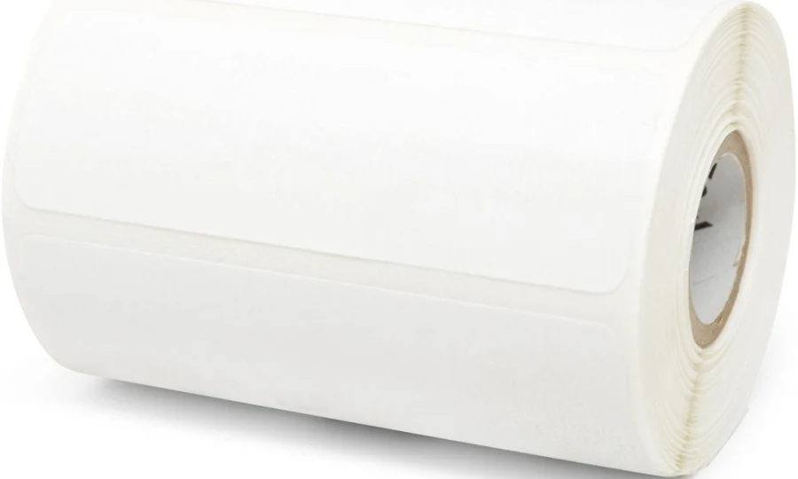 10036028-EA - Zebra 3" x 1" PolyPro 4000D RFID Label (Roll)