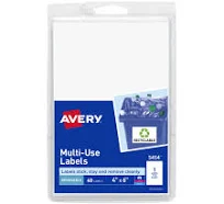 Avery Removable Multi-Use Labels Inkjet-Laser Printers 05454