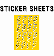 Sticker Sheets | Custom Water Proof Kiss Cut Stickers 7"x 5" / 25 Sheets / Matte