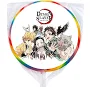24 Demon Slayer Kimetsu No Yaiba 1.67" Sticker Labels For Bag Party