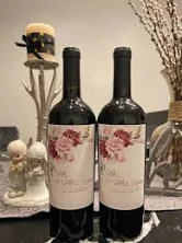 Personalized wine labels, custom labels, Gift, birthday, anniversary wedding, engagement, Bridal shower. Champagne Labels.