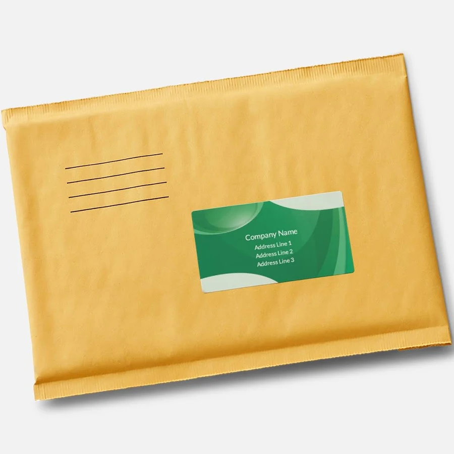 Custom Mailing Labels | Small | Green, Blue and Gray | VistaPrint | Design: Green, Health & Wellness, Business Services, Styles & Themes, Industry