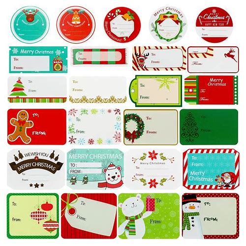 432 Pieces Christmas Sticker Lab…