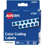 Avery Permanent Self-Adhesive Round Color- Coding Labels