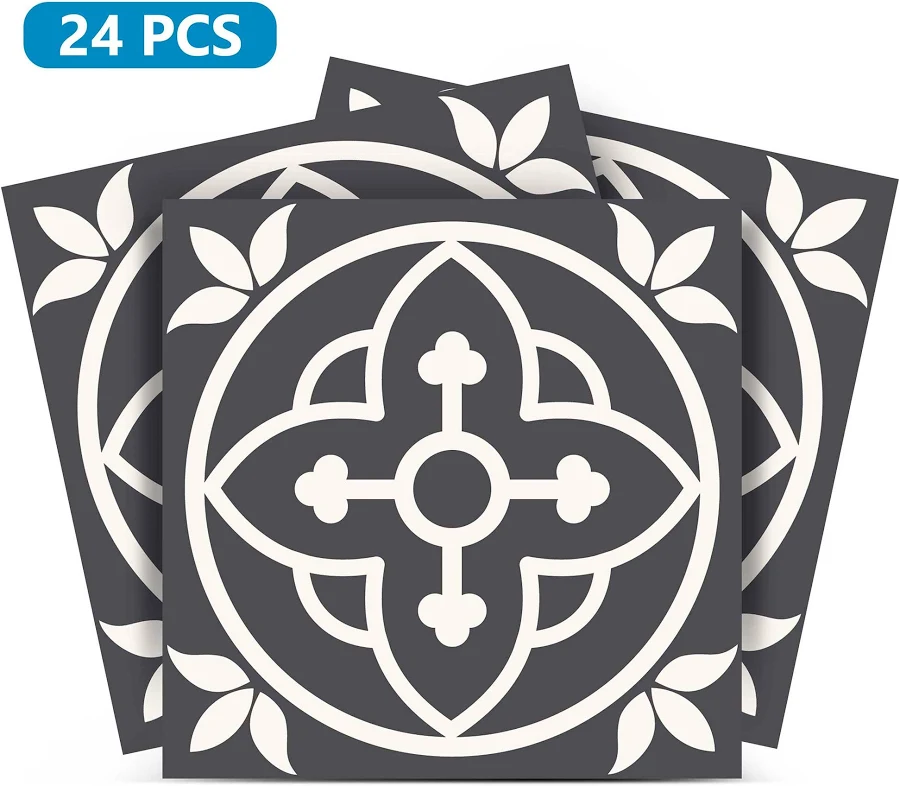 Matt Bathroom Tile Sticker Pattern