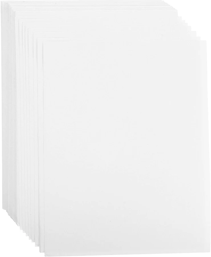 Ctirchiu 100 Sheets A4 Matte Self Adhesive Printer Labels for Mailing, White