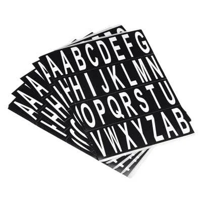 Unique Bargains Office Home Warehouse Self-Adhesive Mailbox Letters Stickers