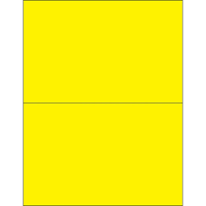 Tape Logic Removable Rectangle Laser Labels 8 1/2 x 5 1/2 LL415YE