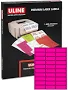 ULINE 2 5/8x1" Laser Labels