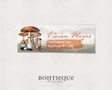 Vivian Return Address Labels Set of 18 1x3-inch Matte