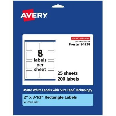 Avery Laser/Inkjet Rectangle Multipurpose Labels