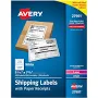 Avery Bulk Shipping Labels with Paper Receipt