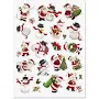 Santa & Snowman Stickers