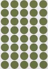 Dot stickers 3/4 inch classic colors 19mm
