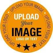 Personalised Custom Vinyl Labels, 40mm Round Stickers, parties, events, products