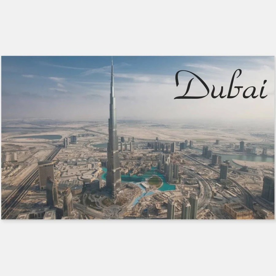 Dubai sticker Burj Khalifa