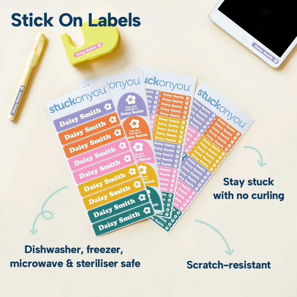 Name Labels - Clear Medium