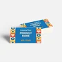 Custom Rectangle Stickers | 10 qty | 1"x2" | VistaPrint | Design: Blue, Bakeries, Food & Beverage, Styles & Themes, Industry, Retro & Vintage
