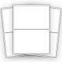 Ecoswift Half Sheet Self Adhesive Shipping Mailing Labels