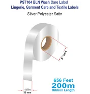 PST104 BLN 656 Ft Sew-On Wash Care Label