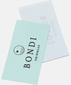 Durable Flat Custom Fabric Labels for Clothing Lines & Handmade Goods – Easy Sew-In Design