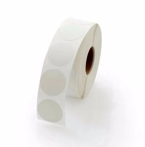 White 1" Circle Stickers | Dymo Label Supplies From Label Value