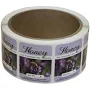 Honey Label / Roll of 200/ 1 3/4" x 1 3/8" (PURPLE)..Fits most Bear sizes - Beeline Woodenware