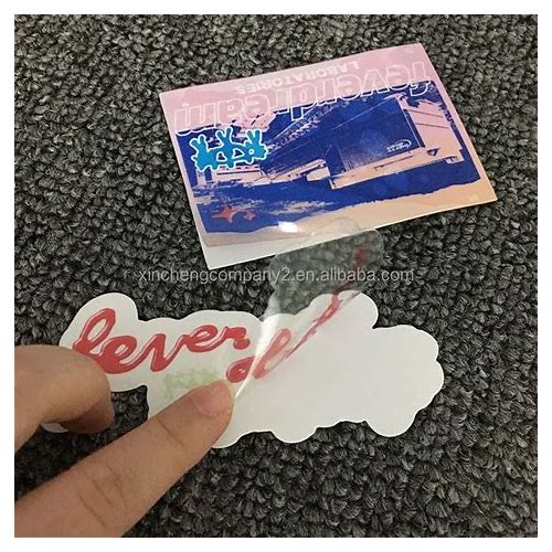 Print Self Adhesive PVC Transpar…