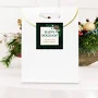 Winter Cottages Personalized 3" Square Christmas Gift Sticker