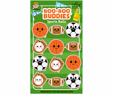 Sports Balls Vinyl Sticker Sheet
