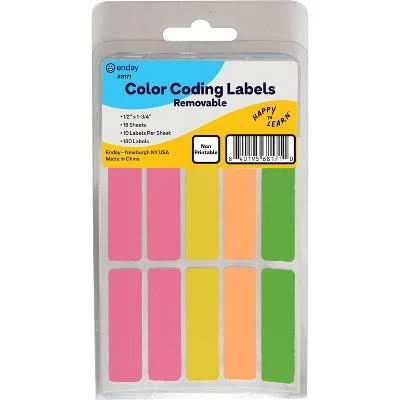 Color-Coding Removable Labels 1/2