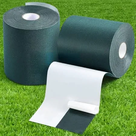 2 Rolls Self Adhesive Turf Seam Tape 6 in x 65.6 ft for Artificial Grass Jointing Indoor Outdoor, Green
