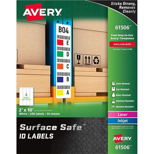 Avery® Surface Safe ID Label, 2