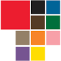 Ames L-A-00178 AMLP Series Solid Color Roll Labels - Black