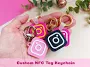 Custom NFC Tag Keychain | Nfc Tags For Businesses | Digital Business Cards Nfc | Small Business Social Media Nfc Tag