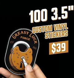 Sticky Brand Custom 3.5" Vinyl Stickers