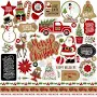 Echo Park Celebrate Christmas Element Sticker Sheet