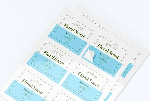 100 Custom Printed Sheet Labels - Design Your Own