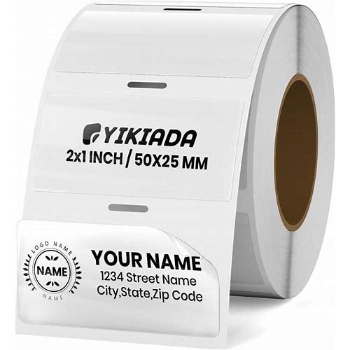 YIKIADA Clear Thermal Labels Vi…