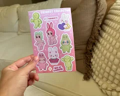 Cute Trinket Sticker Sheets | Anime Stickers | Matte Finish | Waterproof