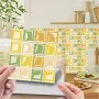 Tile Sticker Vinyl Decal for Kitchen Bathroom Backsplash Floor Decals,Self Adhesive Tile Decal,3D Mosaic Wall Stickers,Waterproof Peel&Stick