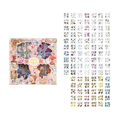 100 Pcs PVC Stickers Cartoon Sti…