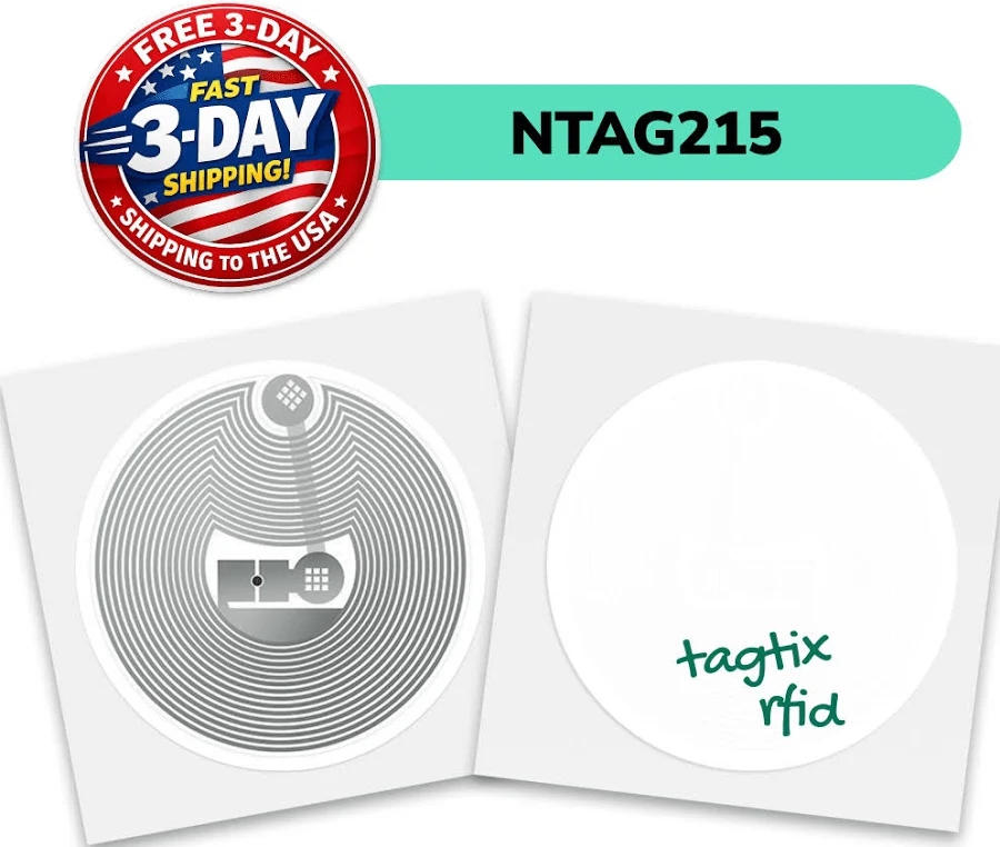 NTag215 NFC Tag 215 Sticker Adhesive