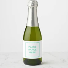 Mini Sparkling Wine Bottle Labels (3" x 2")