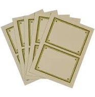 Large Self-Adhesive Labels (10 Pack) Bawden Green