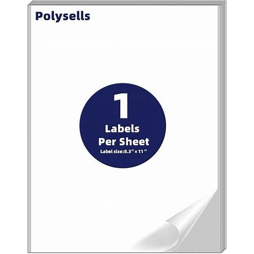 1-UP Full Sheet Shipping Labels …