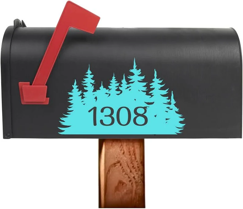 Custom Adhesive Vinyl Mailbox Decal